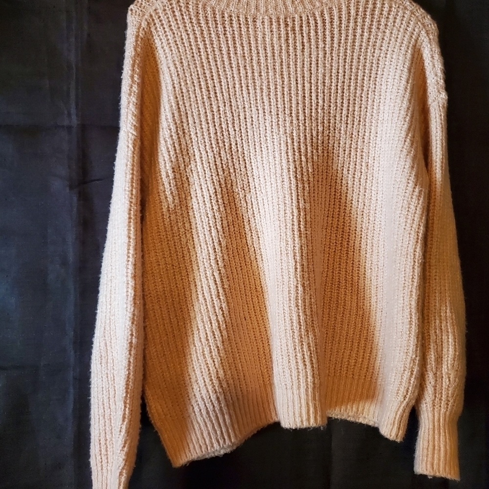 Caslon Pink Turtleneck Sweater Small Chic Cable Knit Cowl Neck New Without Tags - Picture 11 of 14